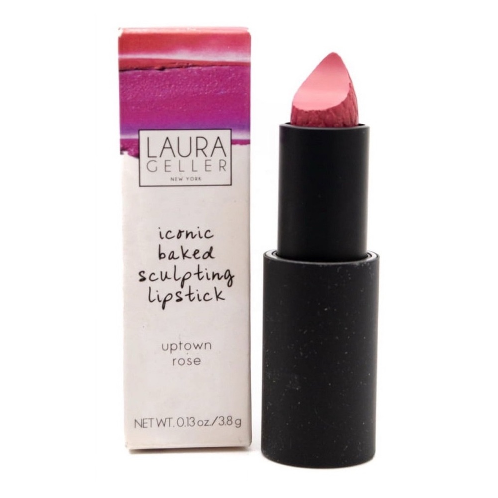 Laura Geller Iconic Baked Sculpting Lipstick in Uptown Rose - New in Box